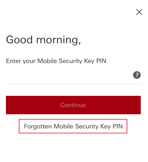 i've forgotten my telephone banking security number hsbc